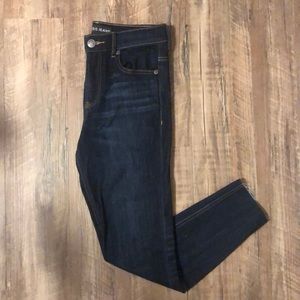 Express High Rise Cropped Legging Jeans